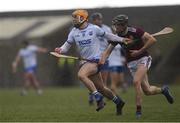 10 March 2019; Peter Horgan of Waterford in action against Kevin Hussey of Galway during the Allianz Hurling League Division 1B Round 5 match between Waterford and Galway at Walsh Park in Waterford. Photo by Piaras Ó Mídheach/Sportsfile