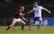 10 March 2019; Philip Mahony of Waterford in action against Conor Whelan of Galway during the Allianz Hurling League Division 1B Round 5 match between Waterford and Galway at Walsh Park in Waterford. Photo by Piaras Ó Mídheach/Sportsfile