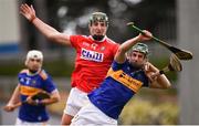 10 March 2019; Cathal Barrett of Tipperary is tackled by Aidan Walsh of Cork during the Allianz Hurling League Division 1A Round 5 match between Cork and Tipperary at Páirc Uí Rinn in Cork. Photo by Stephen McCarthy/Sportsfile