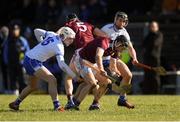 10 March 2019; Pádraic Mannion of Galway gathers possession ahead of team-mate Kevin Hussey and Shane Bennett, left, and Pauric Mahony of Waterford during the Allianz Hurling League Division 1B Round 5 match between Waterford and Galway at Walsh Park in Waterford. Photo by Piaras Ó Mídheach/Sportsfile