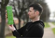 11 March 2019; Dinny Corcoran of Bohemians with his SSE Airtricity/SWAI Player of the Month award for February at the Royal Canal in Phibsborough, Dublin. Photo by Piaras Ó Mídheach/Sportsfile
