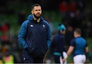 10 March 2019; Ireland defence coach Andy Farrell during the Guinness Six Nations Rugby Championship match between Ireland and France at the Aviva Stadium in Dublin. Photo by Ramsey Cardy/Sportsfile