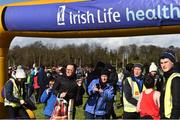 9 March 2019; Spectators during the Irish Life Health All Ireland Schools Cross Country at Clongowes Wood College in Clane, Co Kildare. Photo by Piaras Ó Mídheach/Sportsfile