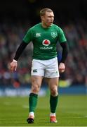 10 March 2019; Keith Earls of Ireland during the Guinness Six Nations Rugby Championship match between Ireland and France at the Aviva Stadium in Dublin. Photo by Ramsey Cardy/Sportsfile