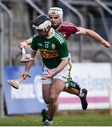 10 March 2019; Jack Goulding of Kerry in action against Shane Clavin of Westmeath during the Allianz Hurling League Division 2A Final match between Westmeath and Kerry at Cusack Park in Ennis, Clare. Photo by Sam Barnes/Sportsfile