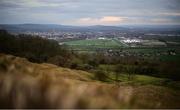 11 March 2019; A view of the racecourse as seen from Cleeve Hill ahead of the Cheltenham Racing Festival at Prestbury Park in Cheltenham, England. Photo by David Fitzgerald/Sportsfile