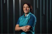 11 March 2019; Lindsay Peat poses for a portrait following an Ireland Women's Rugby press conference at the Sandymount Hotel in Dublin. Photo by Ramsey Cardy/Sportsfile