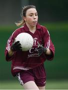8 March 2019; Orlaith Durkan of Marino during the Gourmet Food Parlour Donaghy Cup Final match between Galway Mayo Institute of Technology and Marino at TU Dublin Broombridge Sports Grounds in Dublin. Photo by Harry Murphy/Sportsfile