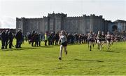 9 March 2019; Hannah Kehoe of Loreto, Co Kilkenny, on her way to winning the Junior Girls event during the Irish Life Health All Ireland Schools Cross Country at Clongowes Wood College in Clane, Co. Kildare. Photo by Piaras Ó Mídheach/Sportsfile