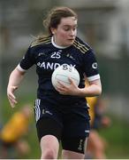 8 March 2019; Kathleen Rafferty of Ulster University during the Gourmet Food Parlour Lagan Cup Final match between Ulster University and Dublin City University at TU Dublin Broombridge Sports Grounds in Dublin. Photo by Harry Murphy/Sportsfile