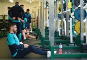 12 March 2019; Rob Kearney during an Ireland Rugby gym session at Carton House in Maynooth, Kildare. Photo by Ramsey Cardy/Sportsfile