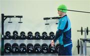 12 March 2019; Jonathan Sexton during an Ireland Rugby gym session at Carton House in Maynooth, Kildare. Photo by Ramsey Cardy/Sportsfile