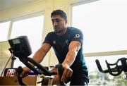 12 March 2019; Bundee Aki during an Ireland Rugby gym session at Carton House in Maynooth, Kildare. Photo by Ramsey Cardy/Sportsfile