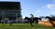 12 March 2019; Champayne Lady, with Donagh Meyler up, jump the last on their way during the OLBG Mares' Hurdle on Day One of the Cheltenham Racing Festival at Prestbury Park in Cheltenham, England. Photo by David Fitzgerald/Sportsfile