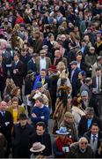 13 March 2019; Racegoers await to enter prior to racing on Day Two of the Cheltenham Racing Festival at Prestbury Park in Cheltenham, England. Photo by David Fitzgerald/Sportsfile