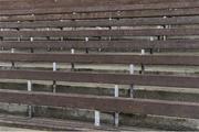 10 March 2019; A general view of the wooden seats in the only stand before the Allianz Hurling League Division 1B Round 5 match between Waterford and Galway at Walsh Park in Waterford. Photo by Piaras Ó Mídheach/Sportsfile