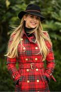 13 March 2019; Television personality Vogue Williams prior to racing on Day Two of the Cheltenham Racing Festival at Prestbury Park in Cheltenham, England. Photo by David Fitzgerald/Sportsfile