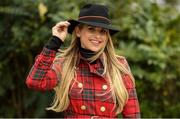 13 March 2019; Television personality Vogue Williams prior to racing on Day Two of the Cheltenham Racing Festival at Prestbury Park in Cheltenham, England. Photo by David Fitzgerald/Sportsfile