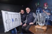 13 March 2019; Wexford hurling manager Davy Fitzgerald, left, and Tyrone manager Mickey Harte at today's launch of the 20th annual KN Group All-Ireland GAA Golf Challenge in St. Jude's GAA club. On August 9 and 10, the two-day event takes place in Concra Wood and Nuremore Golf Clubs in County Monaghan. Golfers will congregate to represent their GAA clubs in their hope of claiming All-Ireland glory while raising funds for much-needed GAA-associated charities such as Raharney youngster Fionn McAnaney. For more information follow @GolfGAA on Twitter or All-Ireland GAA Golf Challenge on Facebook. Photo by Matt Browne/Sportsfile