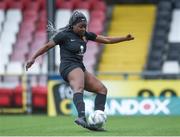 13 March 2019; Vanessa Ogbonna of University College Cork in the WSCAI Kelly Cup Final match between University College Cork and Maynooth University at Seaview in Belfast. Photo by Oliver McVeigh/Sportsfile