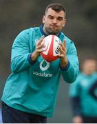 14 March 2019; Tadhg Beirne during Ireland rugby squad training at Carton House in Maynooth, Kildare. Photo by Brendan Moran/Sportsfile