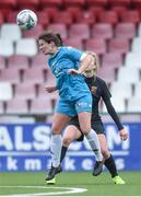 13 March 2019; Emer Lafferty of Maynooth University in action against Christina Dring of University College Cork in the WSCAI Kelly Cup Final match between University College Cork and Maynooth University at Seaview in Belfast. Photo by Oliver McVeigh/Sportsfile