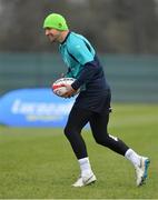 14 March 2019; Rob Kearney during Ireland rugby squad training at Carton House in Maynooth, Kildare. Photo by Brendan Moran/Sportsfile