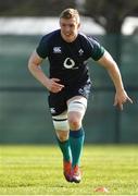 14 March 2019; Dan Leavy during Ireland rugby squad training at Carton House in Maynooth, Kildare. Photo by Brendan Moran/Sportsfile