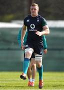 14 March 2019; Dan Leavy during Ireland rugby squad training at Carton House in Maynooth, Kildare. Photo by Brendan Moran/Sportsfile