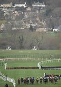 14 March 2019; A view of the field during the Pertemps Network Final Handicap Hurdle on Day Three of the Cheltenham Racing Festival at Prestbury Park in Cheltenham, England. Photo by Seb Daly/Sportsfile