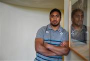 14 March 2019; Bundee Aki poses for a portrait after an Ireland rugby press conference at Carton House in Maynooth, Kildare. Photo by Brendan Moran/Sportsfile