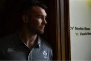 14 March 2019; Peter O'Mahony poses for a portrait after an Ireland rugby press conference at Carton House in Maynooth, Kildare. Photo by Brendan Moran/Sportsfile