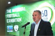 14 March 2019; Former Republic of Ireland international Ray Houghton during the National Football Exhibition Launch at St. Peter's in Cork. Photo by Eóin Noonan/Sportsfile