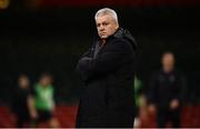 15 March 2019; Head coach Warren Gatland during the Wales rugby captain's run at the Principality Stadium in Cardiff, Wales. Photo by Ramsey Cardy/Sportsfile