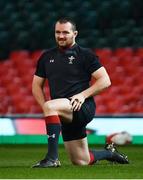 15 March 2019; Ken Owens during the Wales rugby captain's run at the Principality Stadium in Cardiff, Wales. Photo by Ramsey Cardy/Sportsfile
