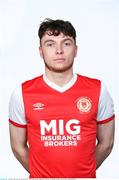 20 February 2019; Paul Cleary during St. Patrick's Athletic Squad Portraits at Ballyoulster United AFC, in Celbridge, Co. Kildare. Photo by Piaras Ó Mídheach/Sportsfile