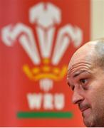 15 March 2019; Captain Rory Best speaks at a press conference after the Ireland rugby captain's run at the Principality Stadium in Cardiff, Wales. Photo by Brendan Moran/Sportsfile