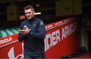 15 March 2019; Peter O’Mahony during the Ireland rugby captain's run at the Principality Stadium in Cardiff, Wales. Photo by Ramsey Cardy/Sportsfile