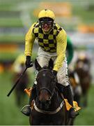 15 March 2019; Paul Townend celebrates on Al Boum Photo after winning the Magners Cheltenham Gold Cup Chase on Day Four of the Cheltenham Racing Festival at Prestbury Park in Cheltenham, England. Photo by David Fitzgerald/Sportsfile