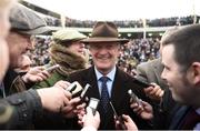 15 March 2019; Trainer Willie Mullins after sending out Al Boum Photo to win the Magners Cheltenham Gold Cup Chase on Day Four of the Cheltenham Racing Festival at Prestbury Park in Cheltenham, England. Photo by David Fitzgerald/Sportsfile