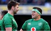 10 March 2019; Iain Henderson, left, and CJ Stander of Ireland during the Guinness Six Nations Rugby Championship match between Ireland and France at the Aviva Stadium in Dublin. Photo by Brendan Moran/Sportsfile
