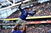 10 March 2019; Arthur Iturria of France during the Guinness Six Nations Rugby Championship match between Ireland and France at the Aviva Stadium in Dublin. Photo by Brendan Moran/Sportsfile