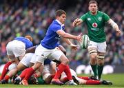 10 March 2019; Antoine Dupont of France during the Guinness Six Nations Rugby Championship match between Ireland and France at the Aviva Stadium in Dublin. Photo by Brendan Moran/Sportsfile