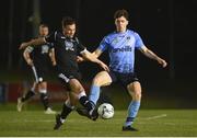 15 March 2019; Richie O'Farrell of UCD in action against Mark Coyle of Finn Harps during the SSE Airtricity League Premier Division match between UCD and Finn Harps at the Belfield Bowl in Dublin. Photo by Ben McShane/Sportsfile