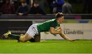 15 March 2019; Colm Reilly of Ireland scores a late second half try to take the lead during the U20 Six Nations Rugby Championship match between Wales and Ireland at Zip World Stadium in Colwyn Bay, Wales. Photo by Piaras Ó Mídheach/Sportsfile