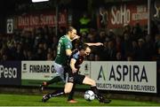 15 March 2019; Derek Pender of Bohemians in action against Karl Sheppard of Cork City during the SSE Airtricity League Premier Division match between Cork City and Bohemians at Turners Cross in Cork.  Photo by Eóin Noonan/Sportsfile