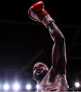 15 March 2019; Hank Lundy reacts after his lightweight contest with Avery Sparrow at the Liacouras Center in Philadelphia, USA. Photo by Stephen McCarthy / Sportsfile