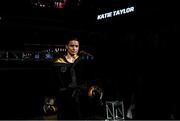 15 March 2019; Katie Taylor prior to her WBA, IBF & WBO Female Lightweight World Championships unification bout with Rose Volante at the Liacouras Center in Philadelphia, USA. Photo by Stephen McCarthy / Sportsfile