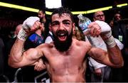 15 March 2019; Jono Carroll after his International Boxing Federation World Super Featherweight title bout against Tevin Farmer at the Liacouras Center in Philadelphia, USA. Photo by Stephen McCarthy / Sportsfile
