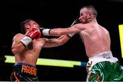 15 March 2019; John Joe Nevin, right, and Andres Figueroa during their lightweight contest at the Liacouras Center in Philadelphia, USA. Photo by Stephen McCarthy / Sportsfile